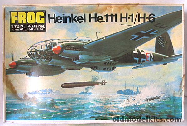 Frog 1/72 He111 H-1/ H-6 (He-111), F201 plastic model kit